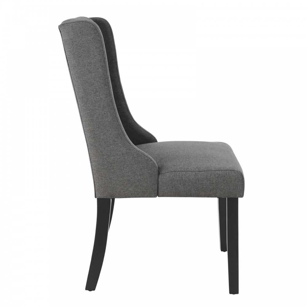 Renew Parsons Fabric Dining Side Chairs - Set of 2, Gray