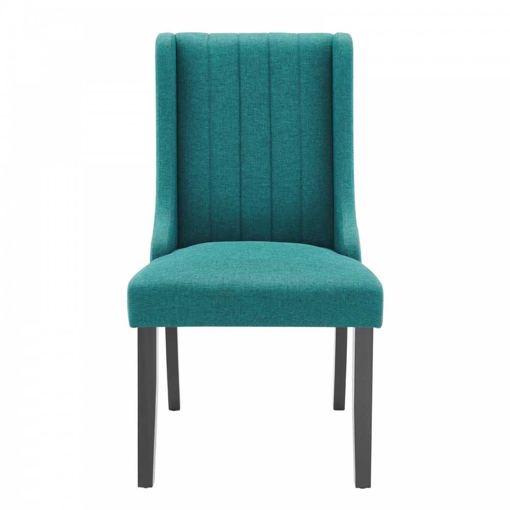 Renew Parsons Fabric Dining Side Chairs - Set of 2, Teal