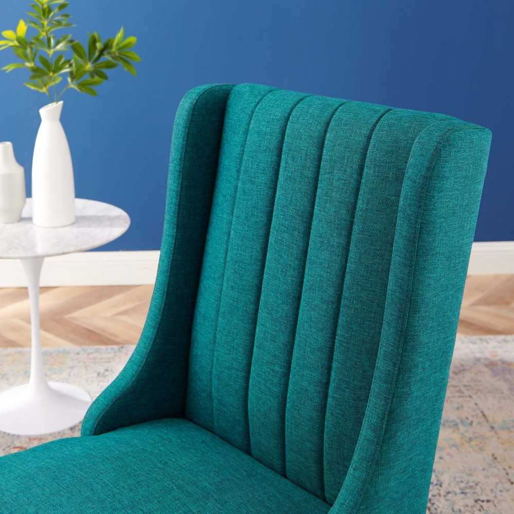 Renew Parsons Fabric Dining Side Chairs - Set of 2, Teal