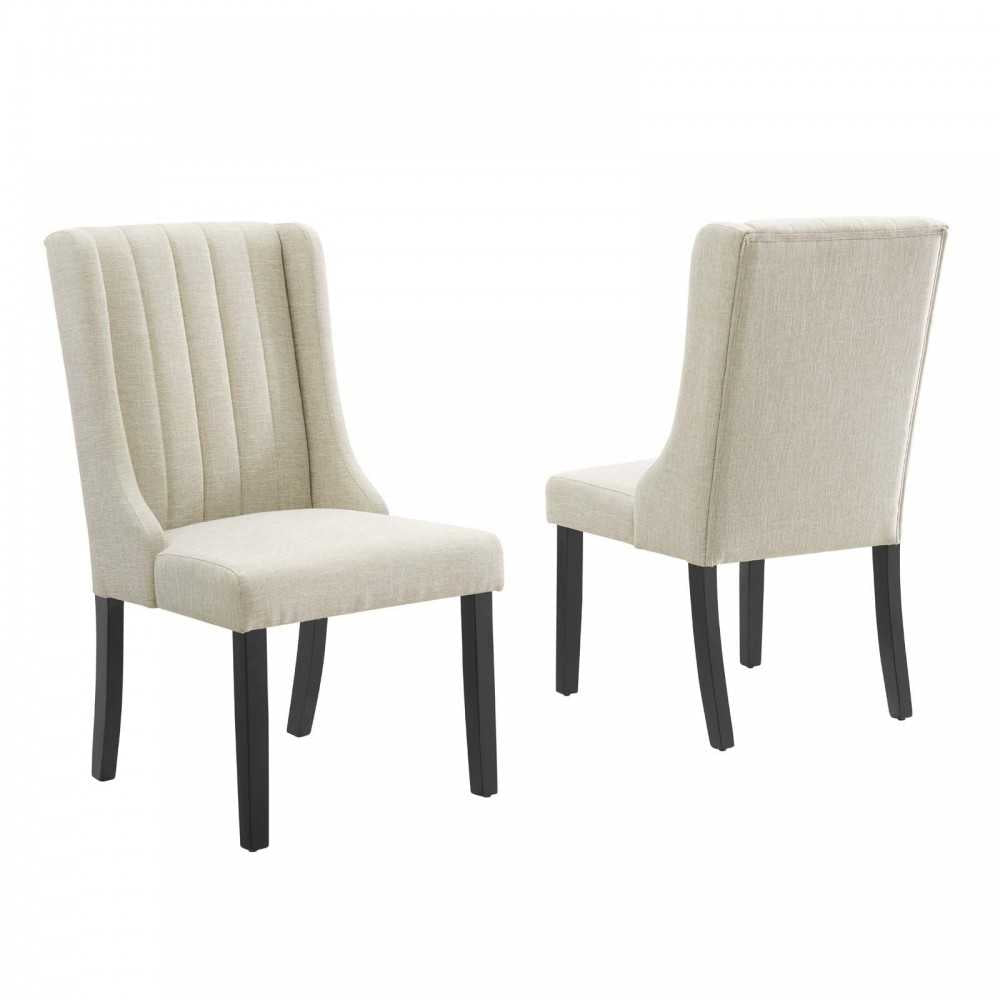Renew Parsons Fabric Dining Side Chairs - Set of 2, Beige
