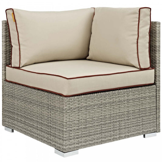 Repose Outdoor Patio Corner, White