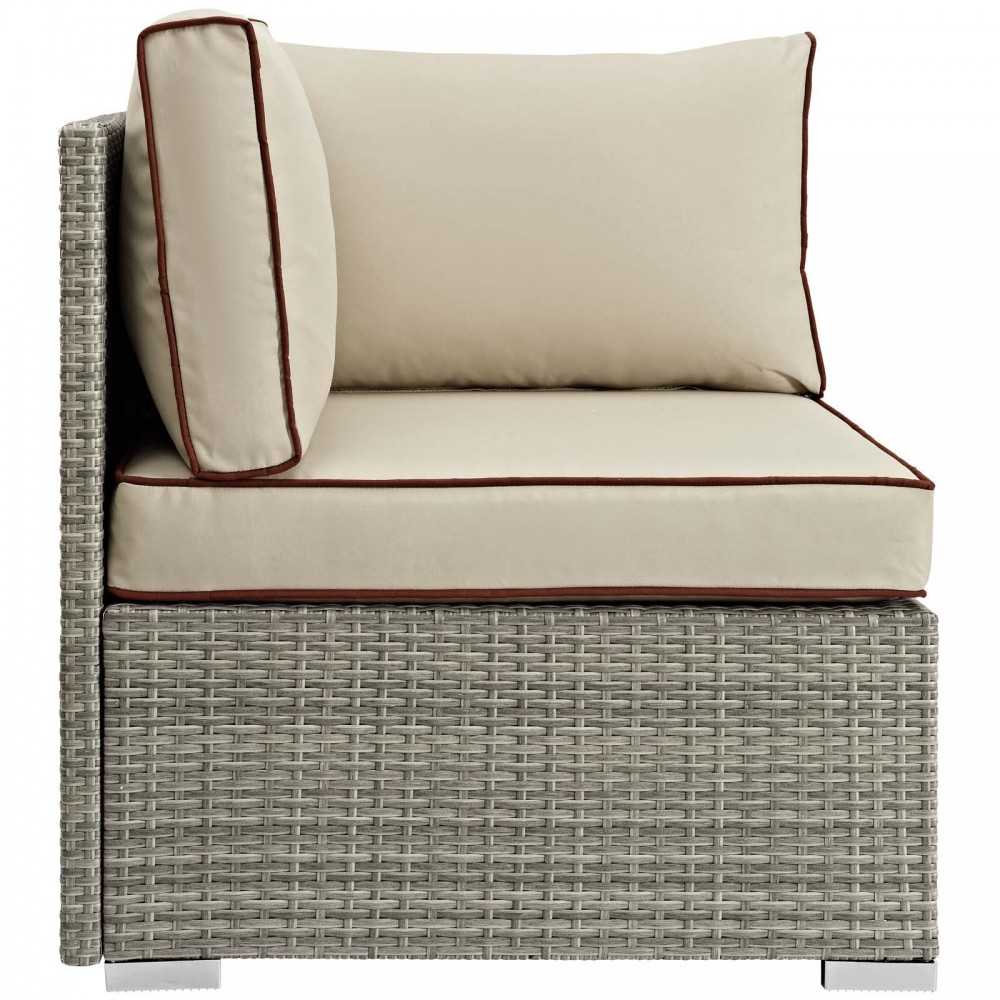 Repose Outdoor Patio Corner, White