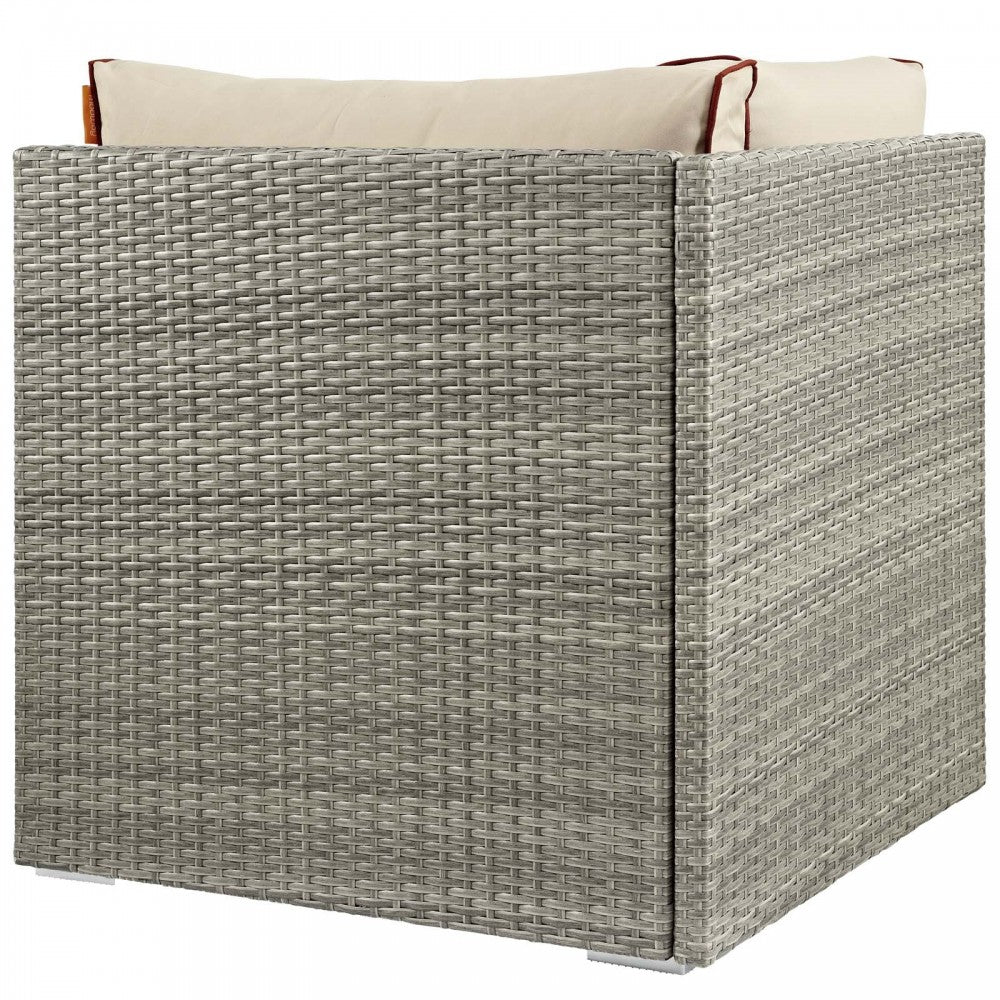 Repose Outdoor Patio Corner, White