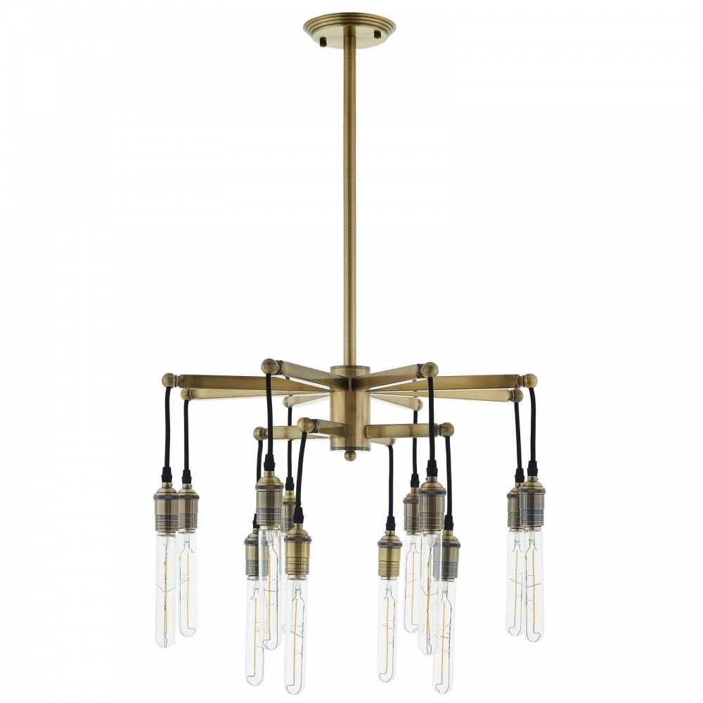 Resolve Antique Brass Ceiling Light Pendant Chandelier