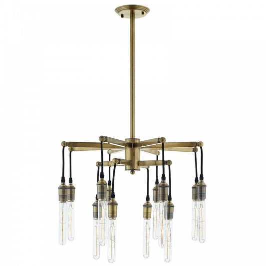 Resolve Antique Brass Ceiling Light Pendant Chandelier