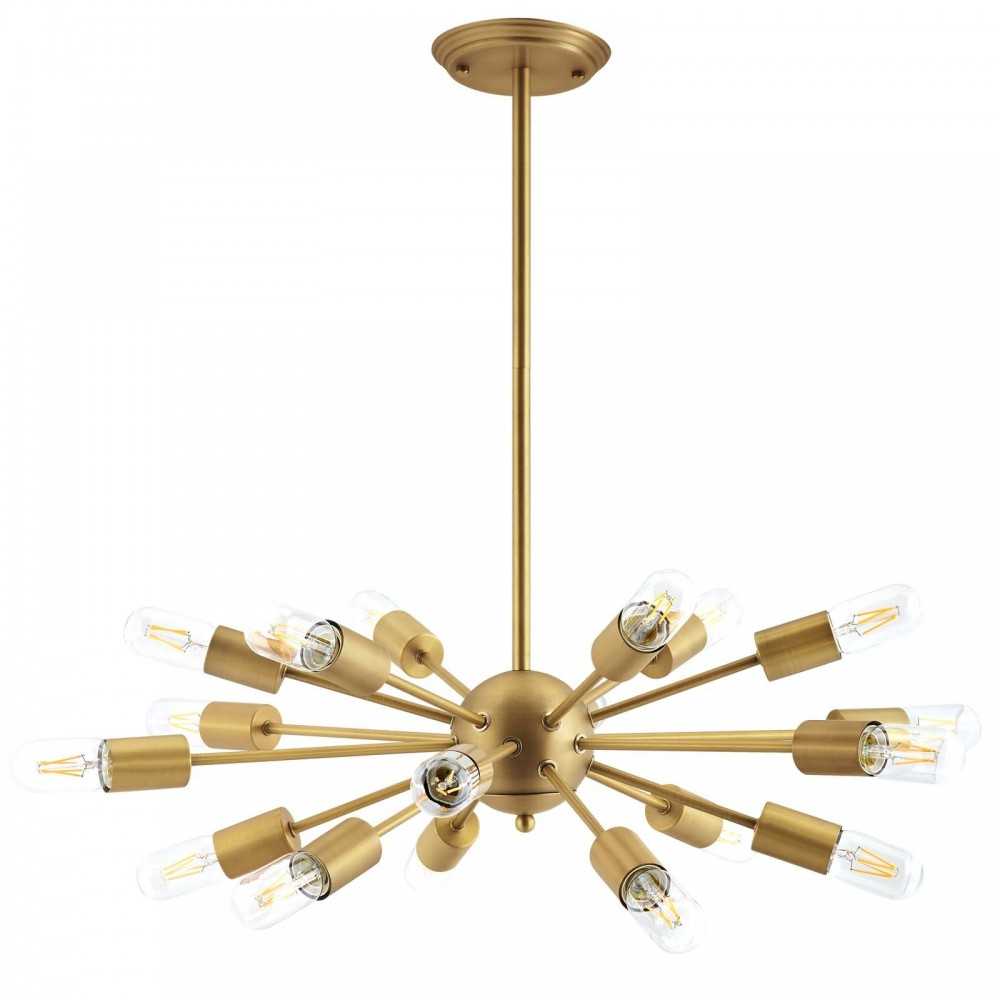 Resolve Brass Pendant Chandelier