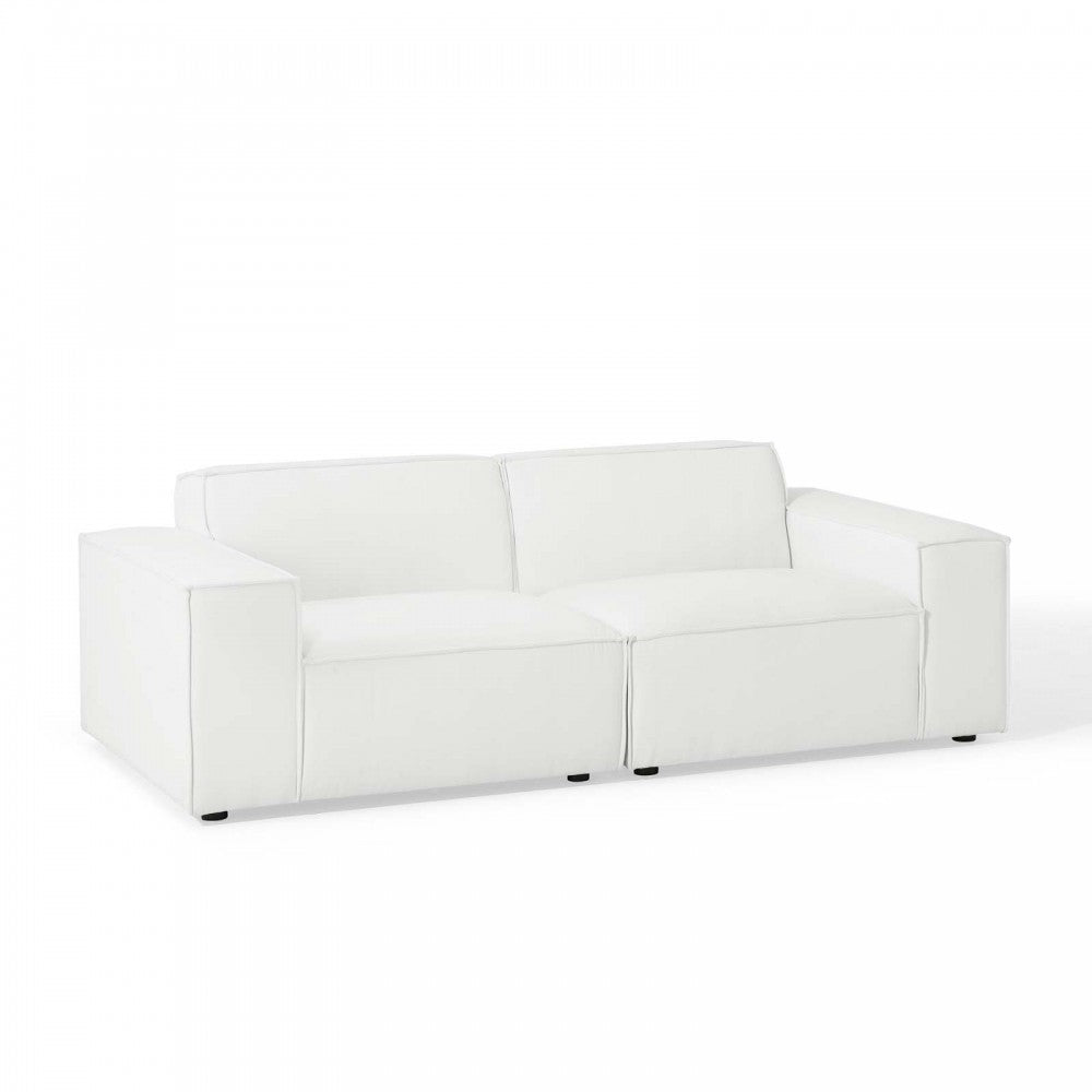 Restore 2-Piece Sectional Sofa, White