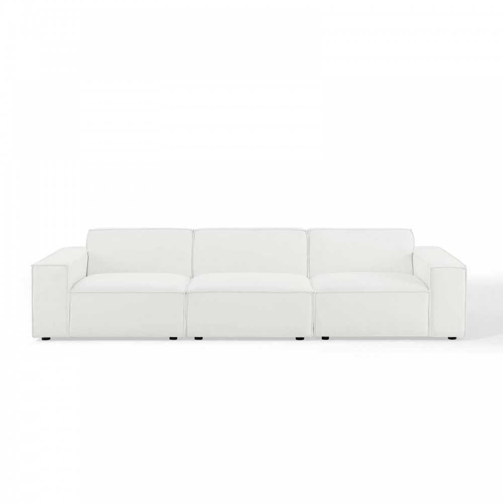 Restore 3-Piece Sectional Sofa, White