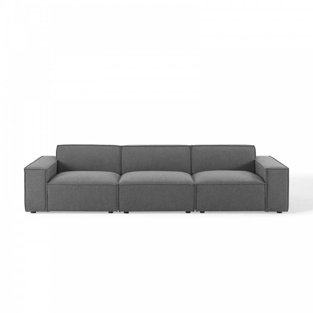 Restore 3-Piece Sectional Sofa, Charcoal