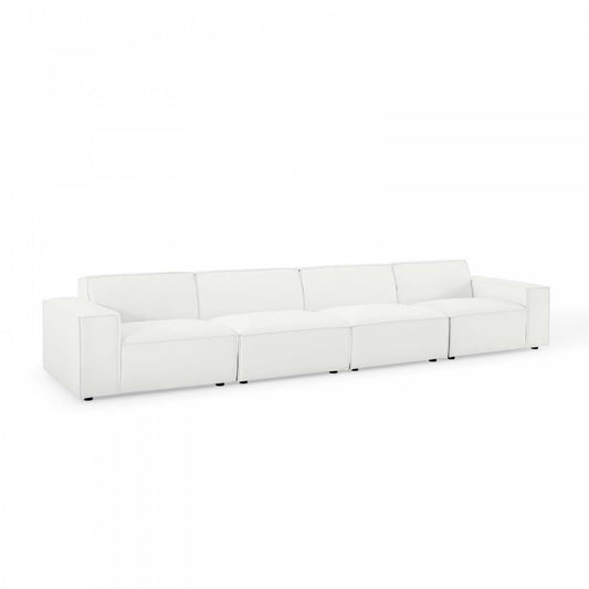 Restore 4-Piece Sectional Sofa, White, EEI-4114-WHI
