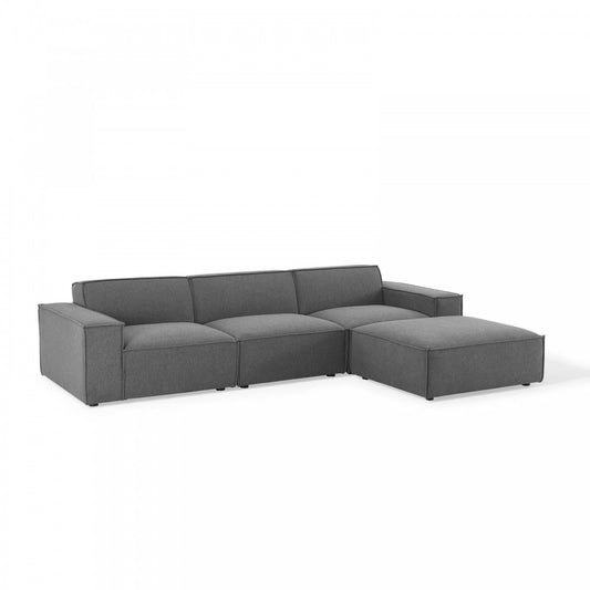 Restore 4-Piece Sectional Sofa, Charcoal, EEI-4113-CHA
