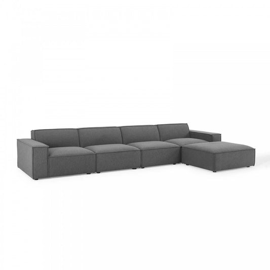 Restore 5-Piece Sectional Sofa, Charcoal, EEI-4115-CHA