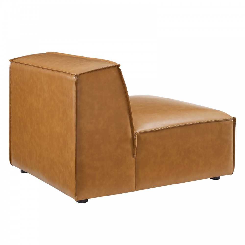 Restore 5-Piece Vegan Leather Sectional Sofa, Tan, EEI-4712-TAN