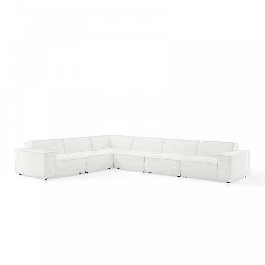 Restore 6-Piece Sectional Sofa, White, EEI-4119-WHI