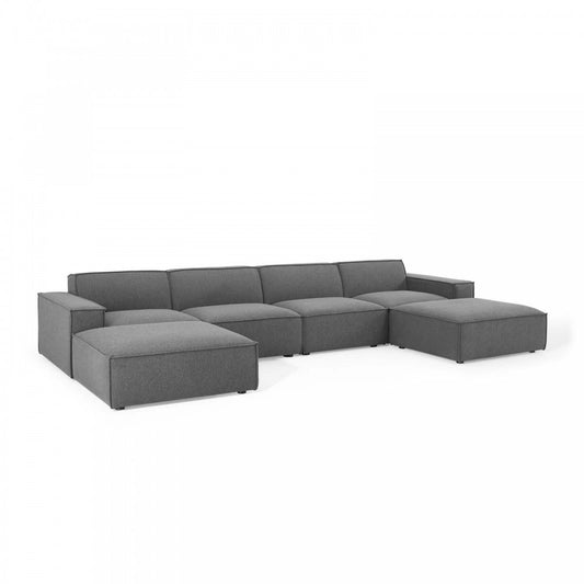 Restore 6-Piece Sectional Sofa, Charcoal, EEI-4116-CHA