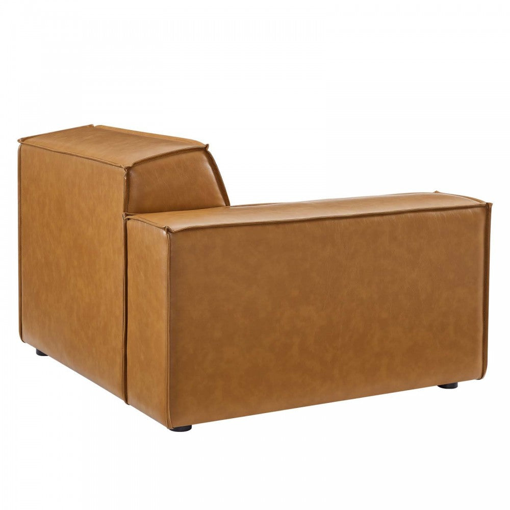 Restore 6-Piece Vegan Leather Sectional Sofa, Tan, EEI-4714-TAN