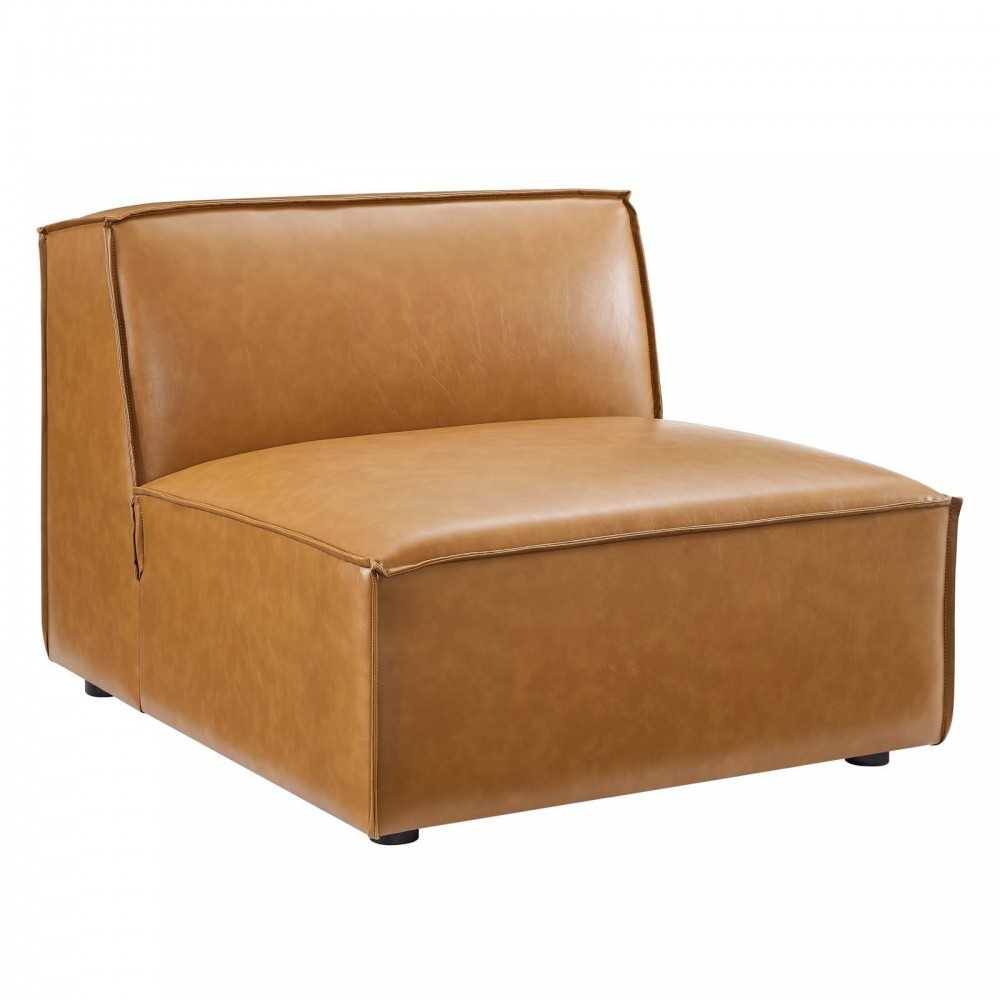Restore 6-Piece Vegan Leather Sectional Sofa, Tan, EEI-4714-TAN