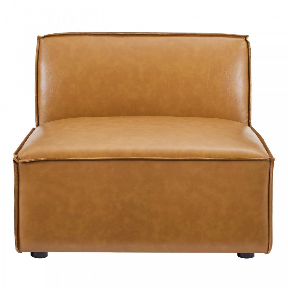 Restore 6-Piece Vegan Leather Sectional Sofa, Tan, EEI-4715-TAN
