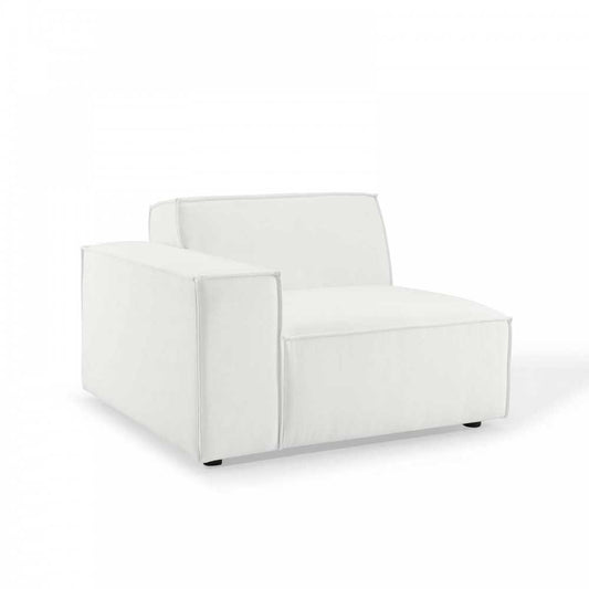 Restore Left-Arm Sectional Sofa Chair, White