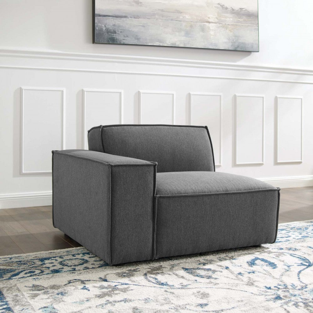 Restore Left-Arm Sectional Sofa Chair, Charcoal