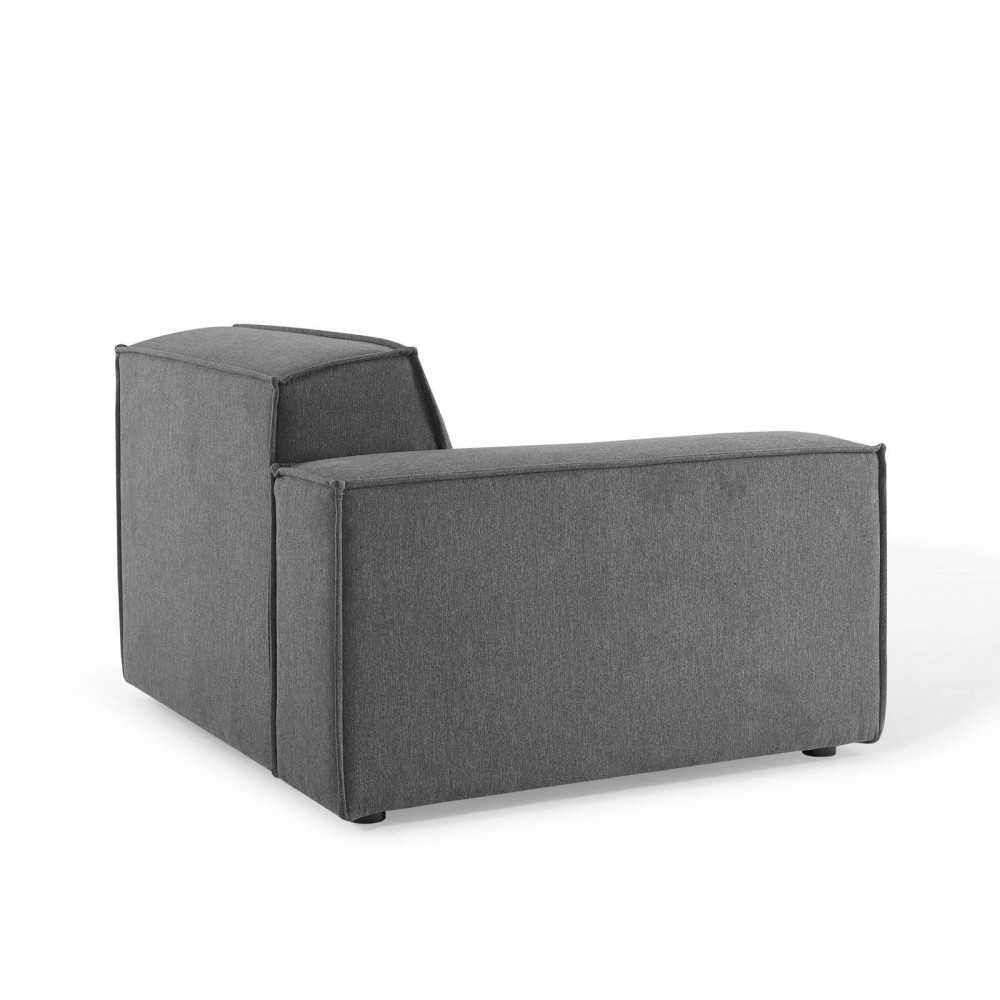 Restore Left-Arm Sectional Sofa Chair, Charcoal