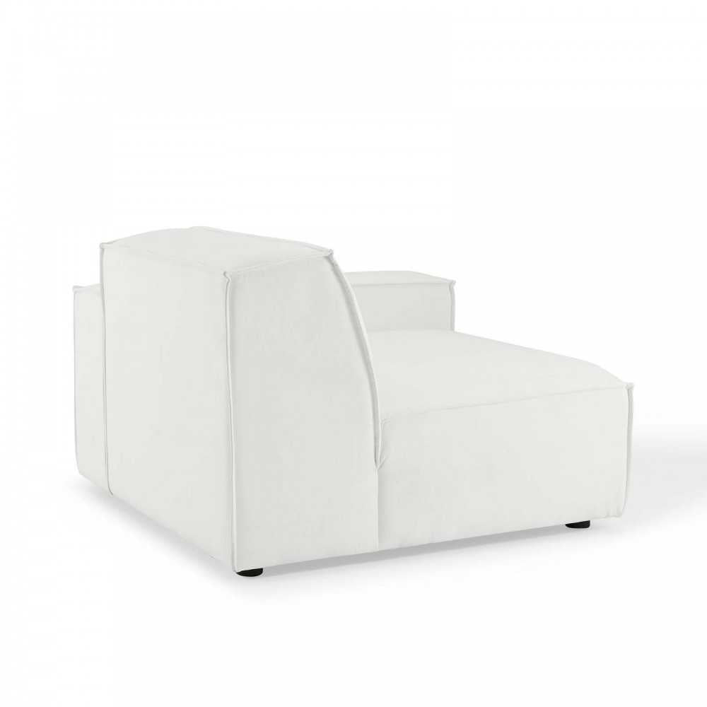 Restore Right-Arm Sectional Sofa Chair, White
