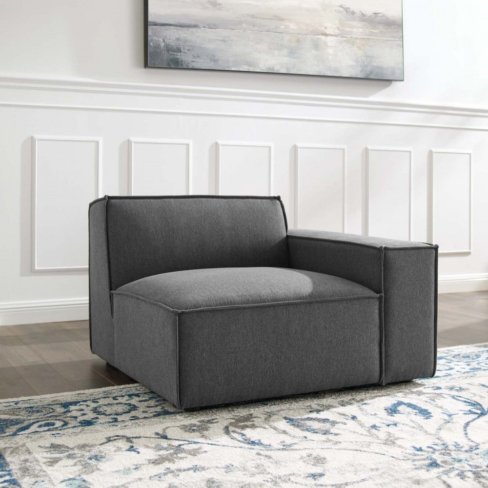 Restore Right-Arm Sectional Sofa Chair, Charcoal