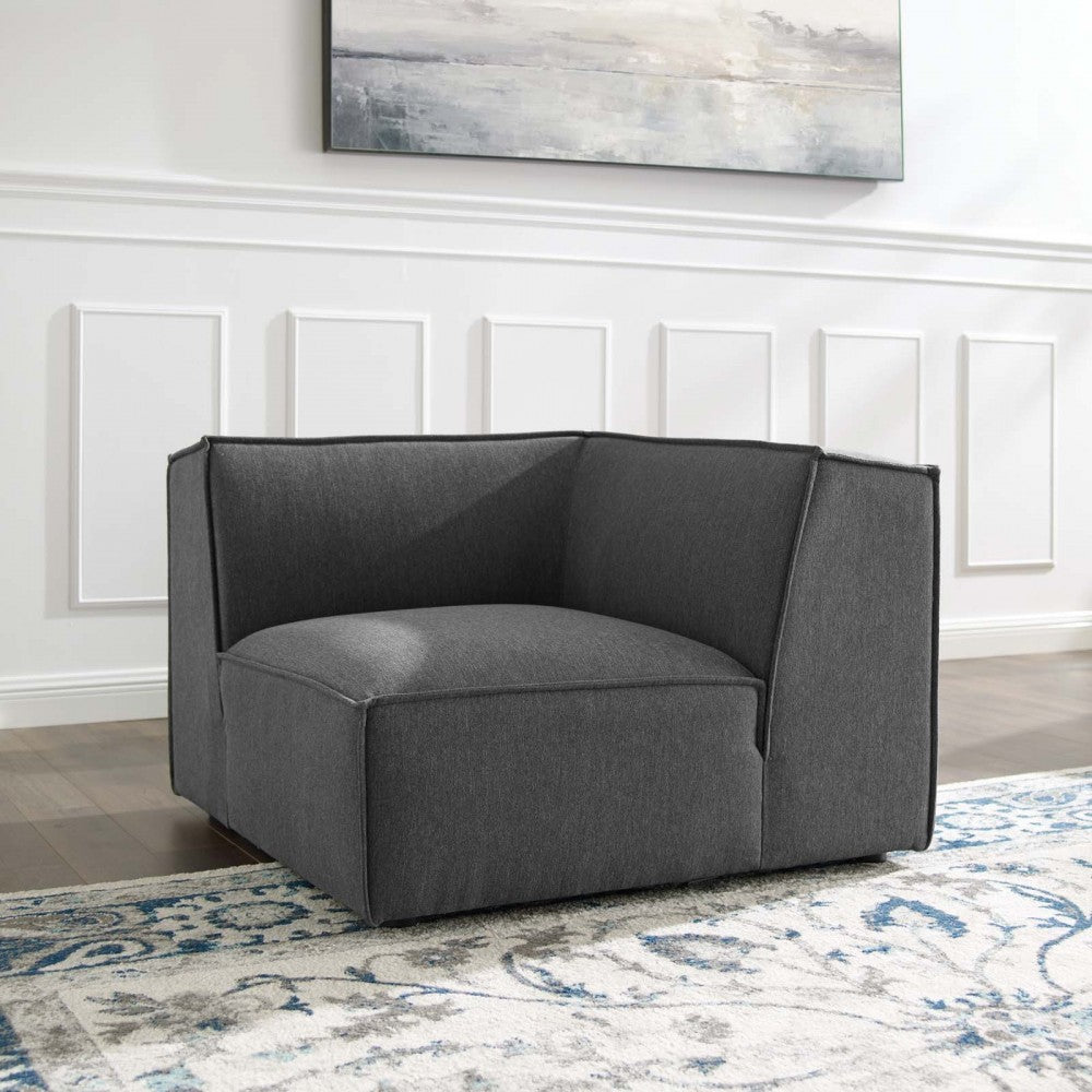 Restore Sectional Sofa Corner Chair, Charcoal