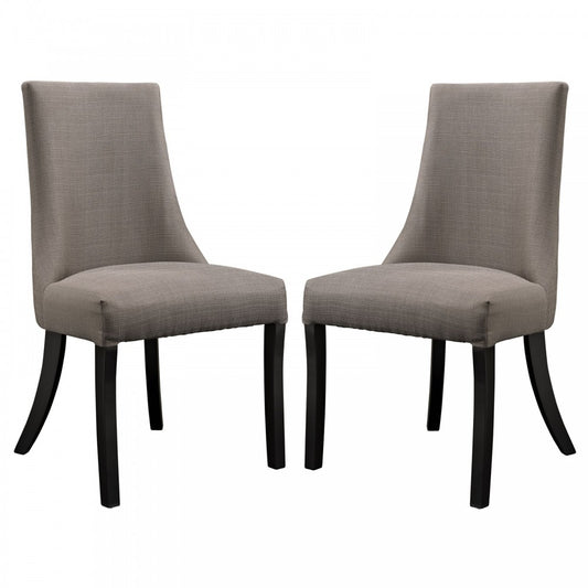 Reverie Dining Side Chair Set of 2, Gray