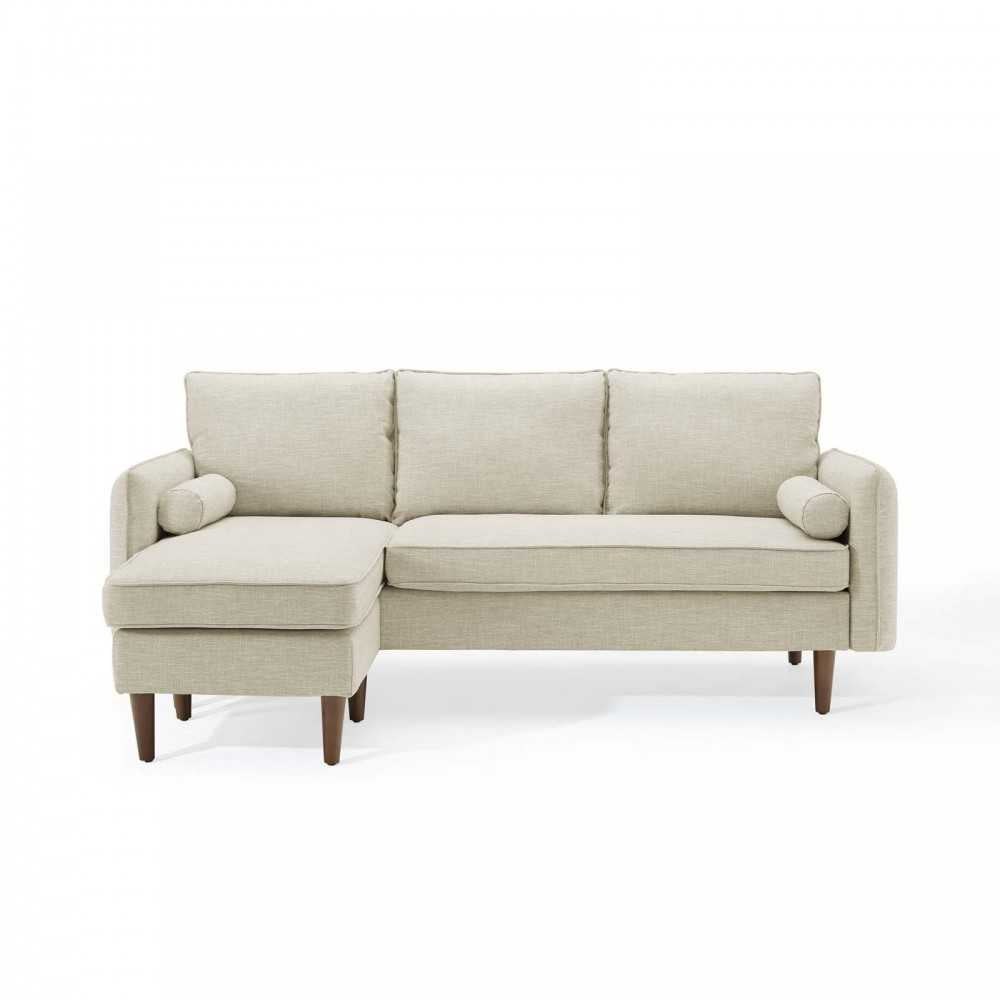 Revive Upholstered Right or Left Sectional Sofa, Beige