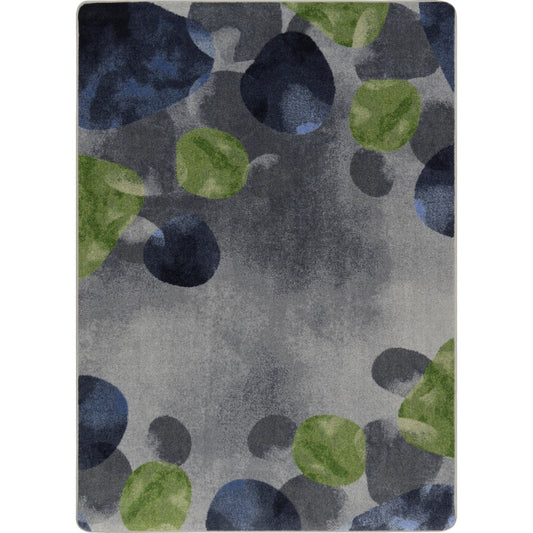 Riverstone 7'8" x 10'9" area rug in color Gray