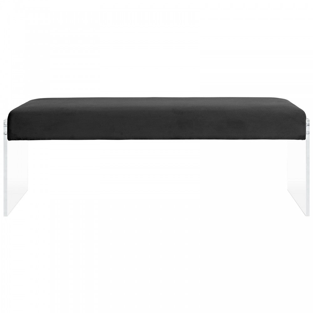 Roam Performance Velvet Bench, Black