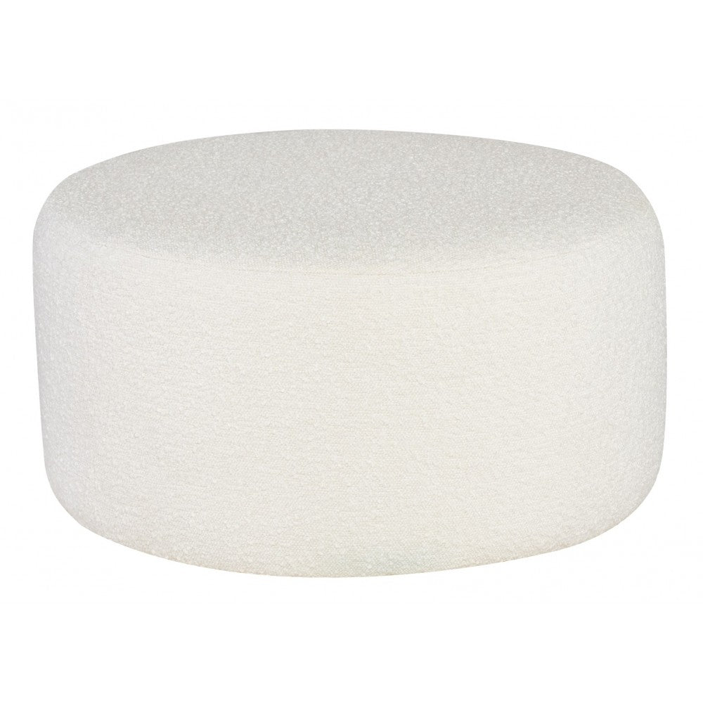 Robbie Buttermilk Boucle Fabric Sofa Ottoman