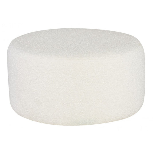 Robbie Buttermilk Boucle Fabric Sofa Ottoman