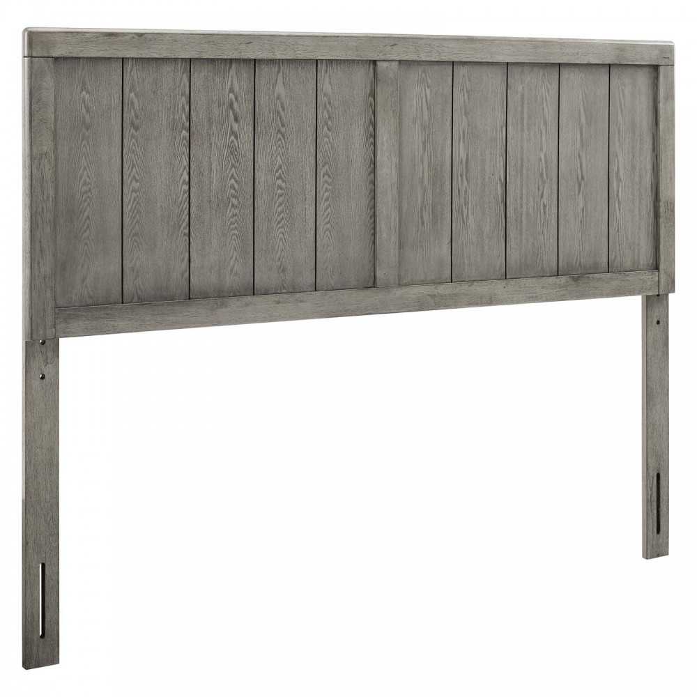 Robbie Full Wood Headboard, Gray