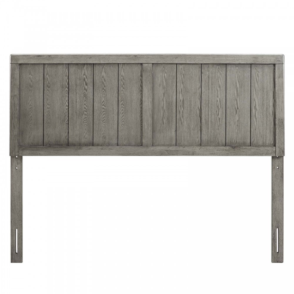 Robbie Full Wood Headboard, Gray