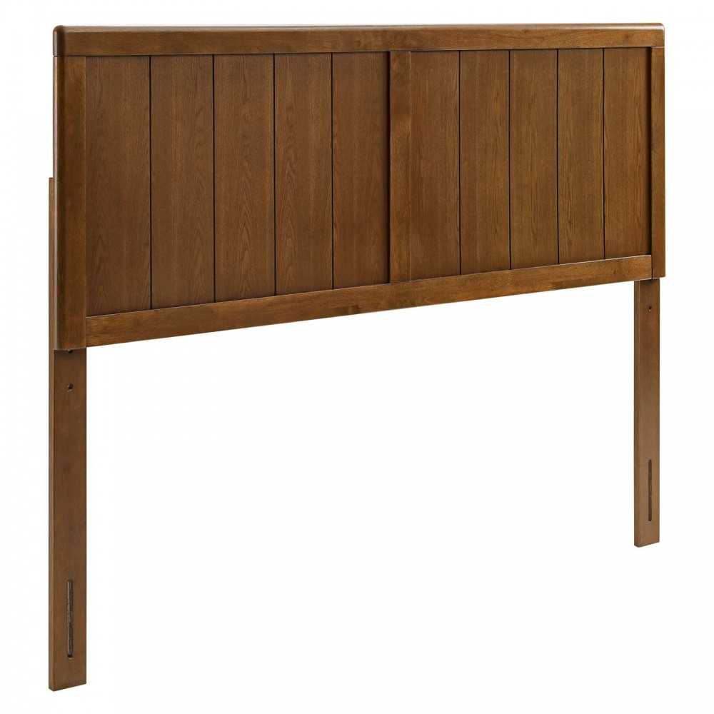 Robbie Queen Wood Headboard, Walnut