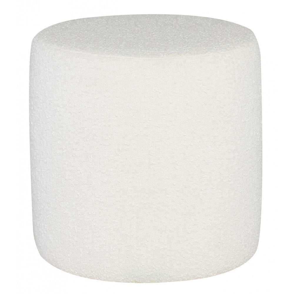 Robin Buttermilk Boucle Fabric Sofa Ottoman