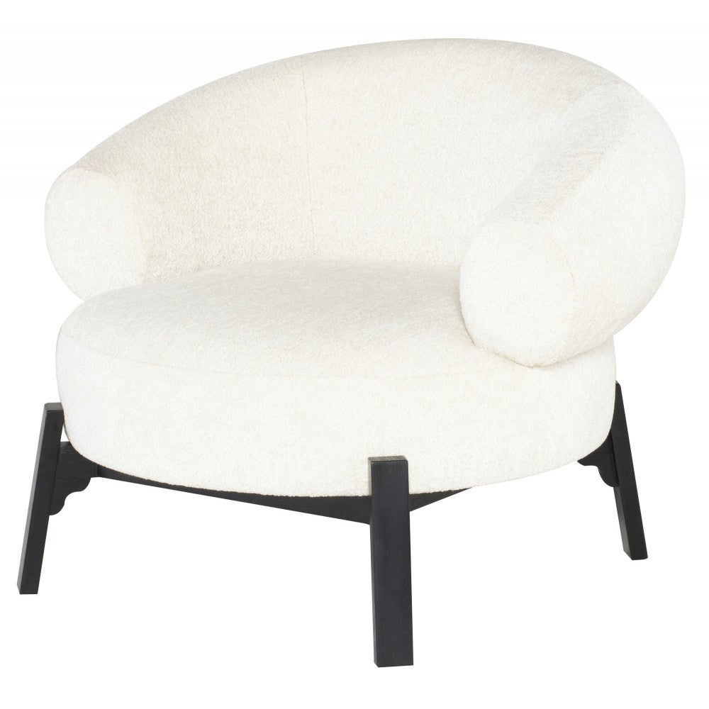 Romola Coconut Fabric Occasional Chair