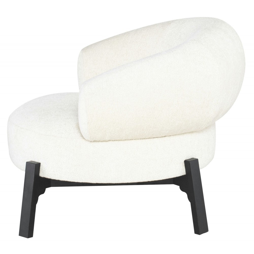 Romola Coconut Fabric Occasional Chair