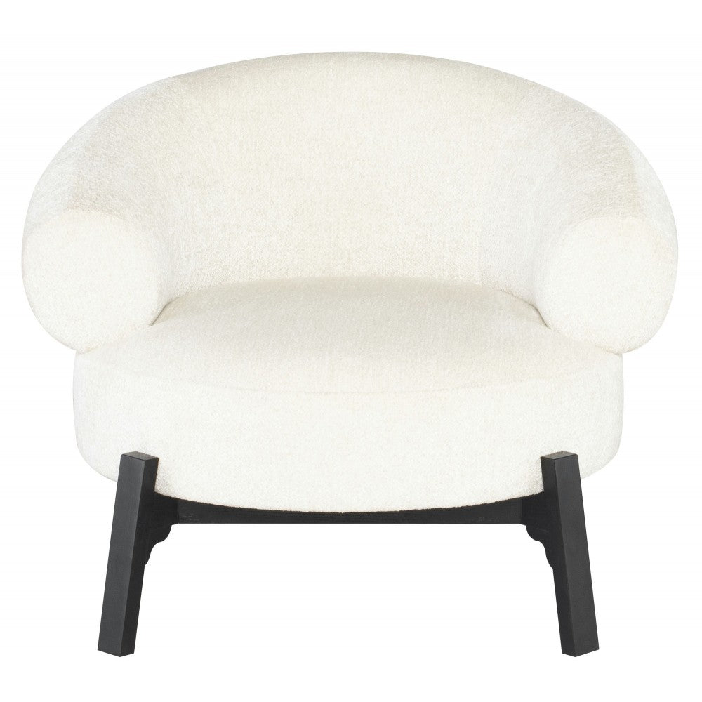 Romola Coconut Fabric Occasional Chair