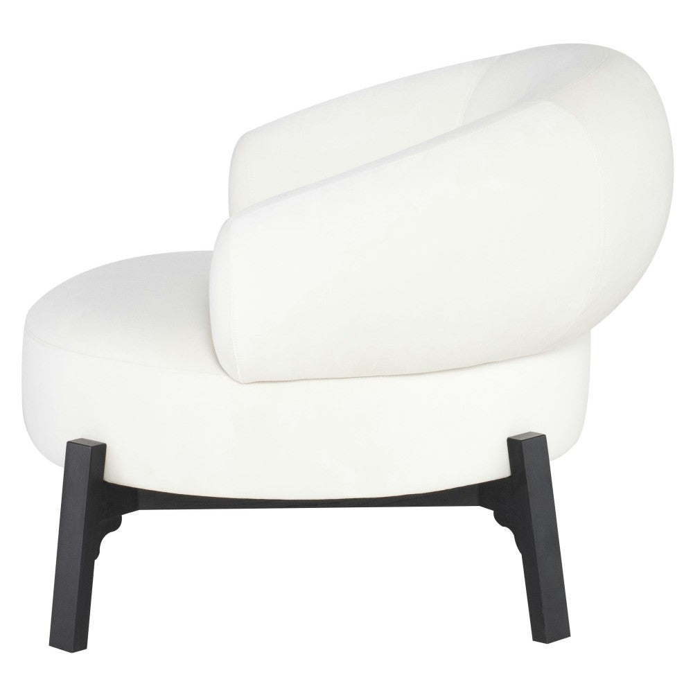 Romola Oyster Fabric Occasional Chair