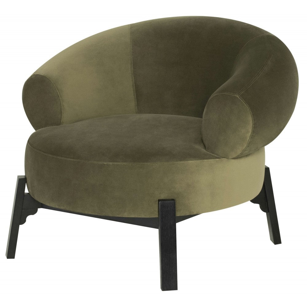 Romola Safari Fabric Occasional Chair