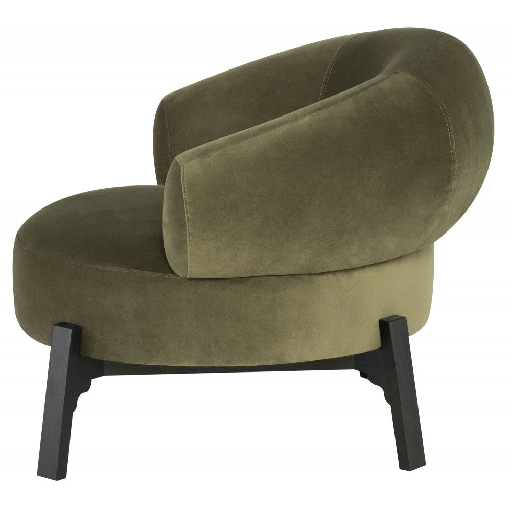 Romola Safari Fabric Occasional Chair