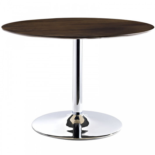 Rostrum Round Wood Top Dining Table