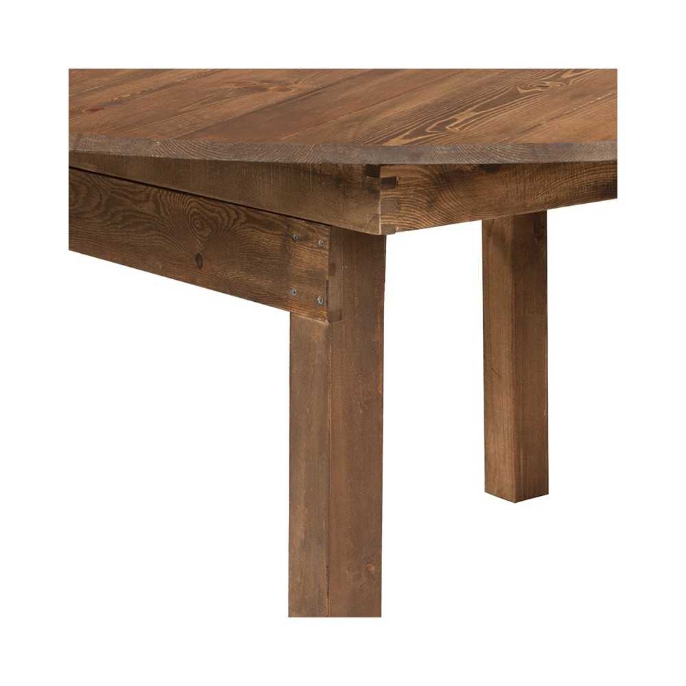 Round Dining Table | Farm Inspired, Rustic & Antique Pine Dining Room Table