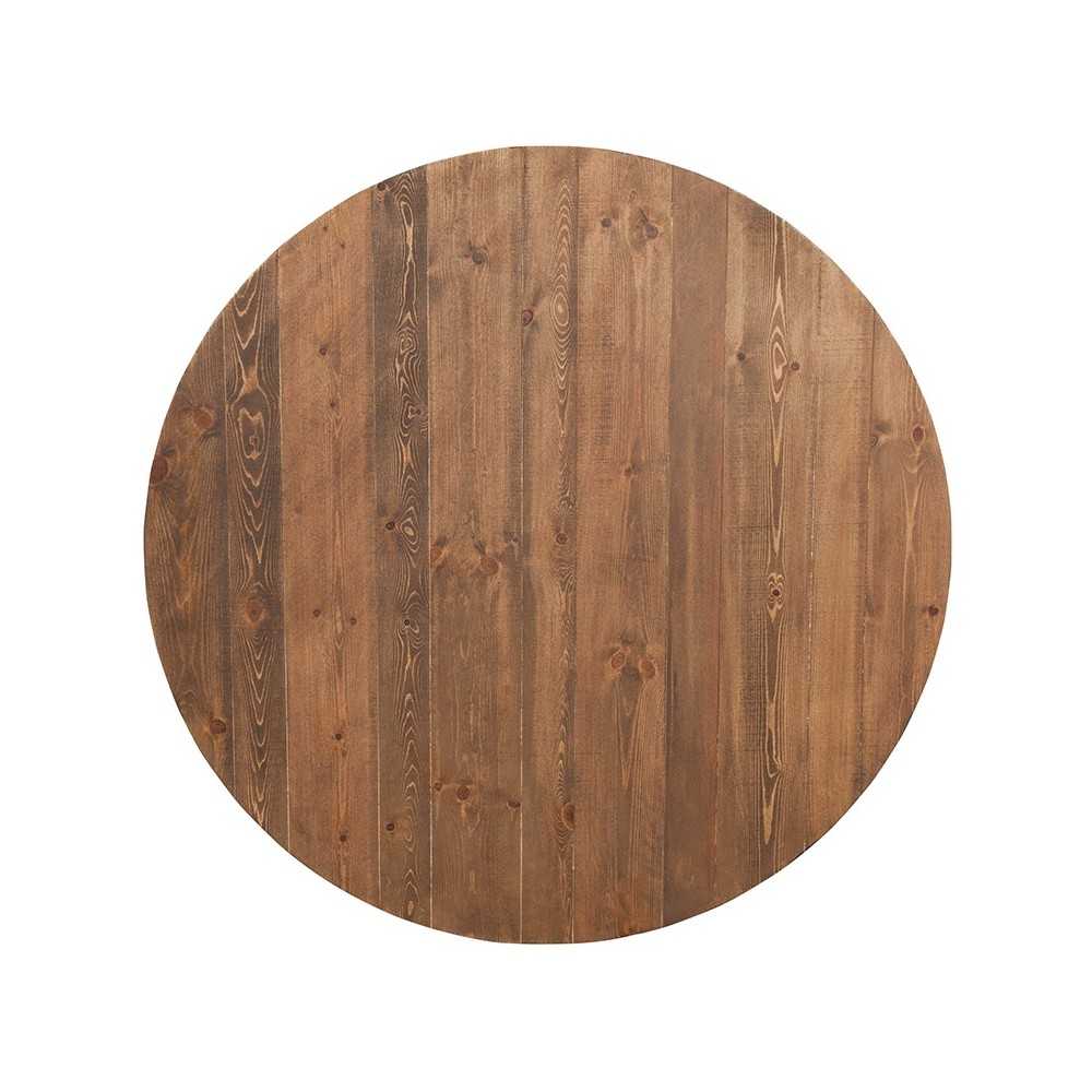 Round Dining Table | Farm Inspired, Rustic & Antique Pine Dining Room Table