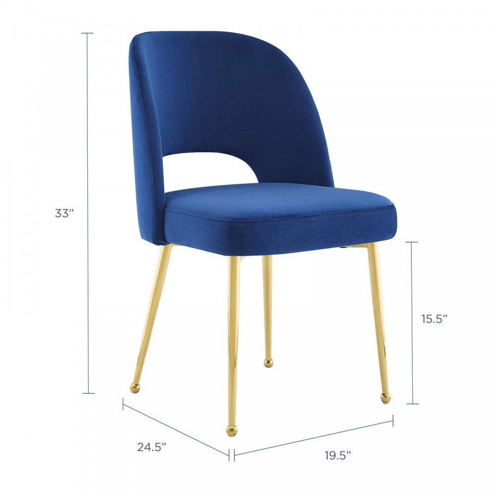 Rouse Dining Room Side Chair, Navy