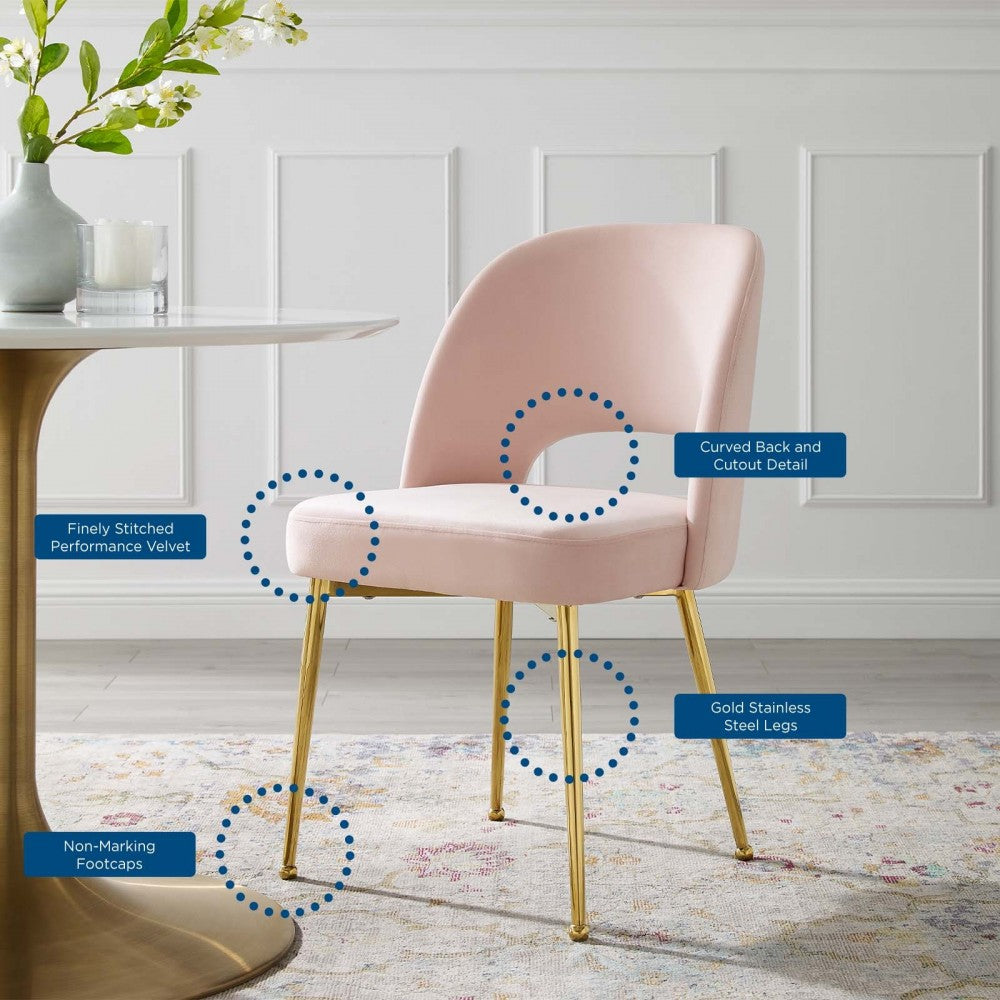 Rouse Dining Room Side Chair, Pink