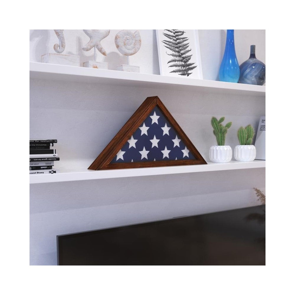 Rustic Brown 9.5 x 5 Flag Case